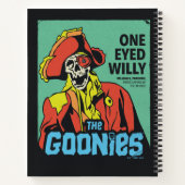 インフェルノの片目の荒々しい海賊の船長 ノートブック (裏面)