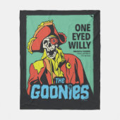 インフェルノの片目の荒々しい海賊の船長 フリースブランケット (正面)