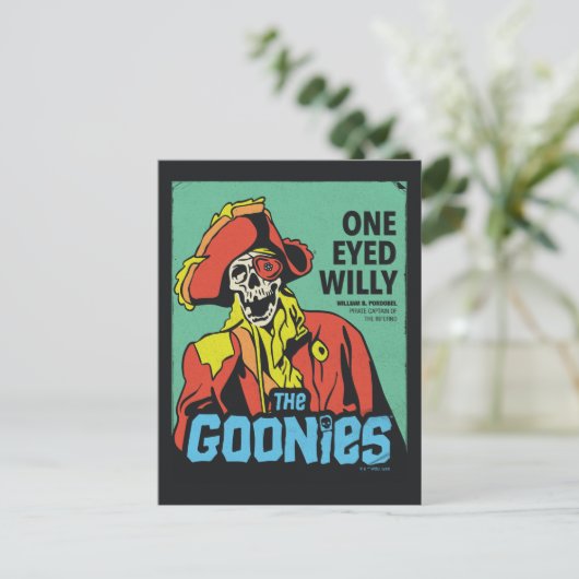 インフェルノの片目の荒々しい海賊の船長 ポストカード (スタンド正面)