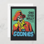 インフェルノの片目の荒々しい海賊の船長 ポストカード (正面/裏面)