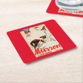 インフェルノは昇進ポスターを競争させます スクエアペーパーコースター (アングル)