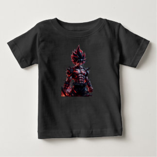インフェルノアニメ戦士キッズTシャツ – Black Fire ベビーTシャツ