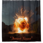 インフェルノシャワーカーテン シャワーカーテン (正面)