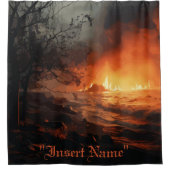 インフェルノシャワーカーテン シャワーカーテン (正面)