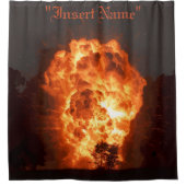 インフェルノシャワーカーテン シャワーカーテン (正面)