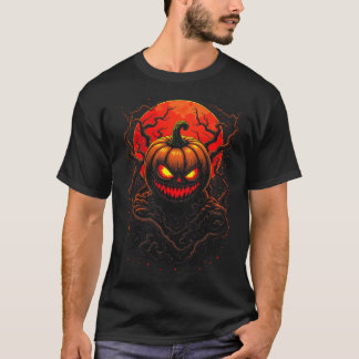 インフェルノジャック:血の月の夜のカボチャ Tシャツ