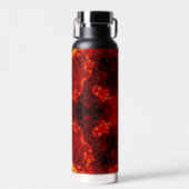 インフェルノネクサス – ファイエリー万華鏡のように千変万化するパターンアート ウォーターボトル (正面)