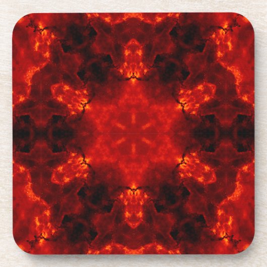インフェルノネクサス – ファイエリー万華鏡のように千変万化するパターンアート コースター (正面)