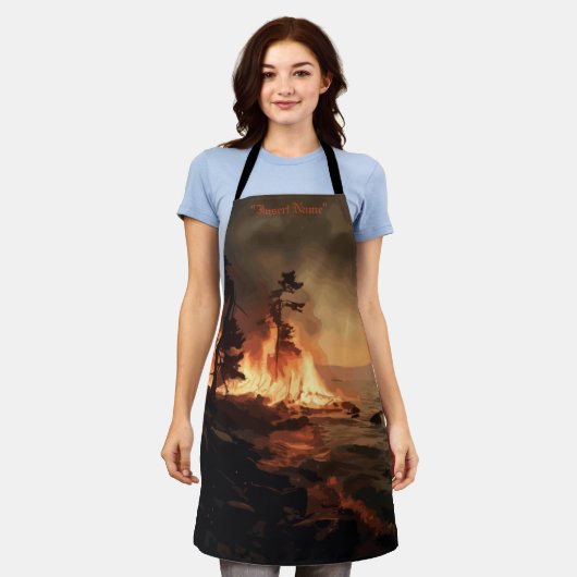 インフェルノ エプロン (着用した状態)