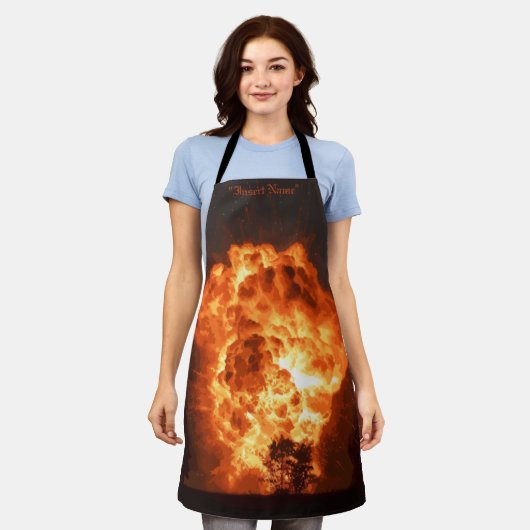 インフェルノ エプロン (着用した状態)