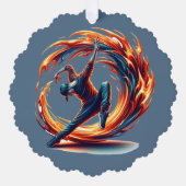 インフェルノ・スピン – Breakdanceの精神に点火 オーナメントカード (正面)