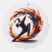 インフェルノ・スピン – Breakdanceの精神に点火 オーナメントカード (正面)