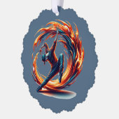 インフェルノ・スピン – Breakdanceの精神に点火 オーナメントカード (左)