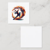 インフェルノ・スピン – Breakdanceの精神に点火 スクエア名刺 (正面/裏面)