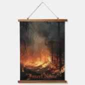 インフェルノ 吊り下げ型タペストリー (正面)