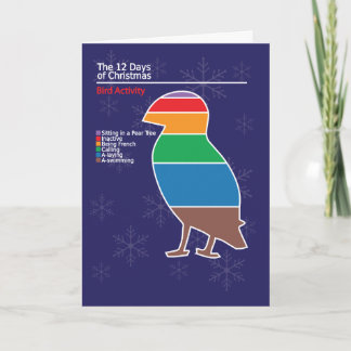 インフォグラフィックのクリスマスカード1 シーズンカード