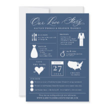 インフォグラフィックセーブザデートラブストーリー