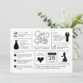 インフォグラフィックセーブ・ザ・デート案内英国 セーブザデート (スタンド正面)