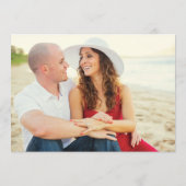 インフォグラフィック日付の保存婚約告知 セーブザデート (裏面)