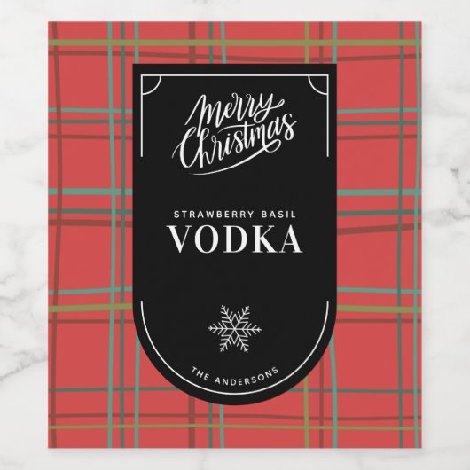 インフォードカホリデーワインラベル ワインラベル (シングルラベル)