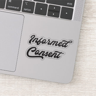 インフォームドコンセントのステッカー シール