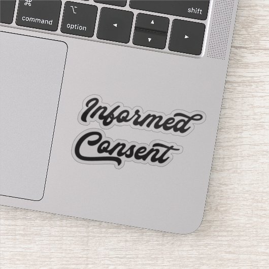 インフォームドコンセントのステッカー シール (詳細)