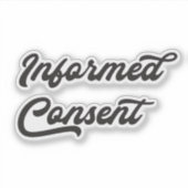 インフォームド・コンセント・シール シール (正面)