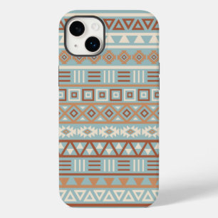 インフルエアステカントパターンブルークリームテラコタス Case-Mate iPhone 14 PLUSケース