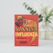 インフルエスペインのンザ ポストカード (スタンド正面)