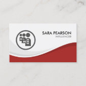 インフルエンサーインターネットマーケティングプロモーション 名刺 (正面)