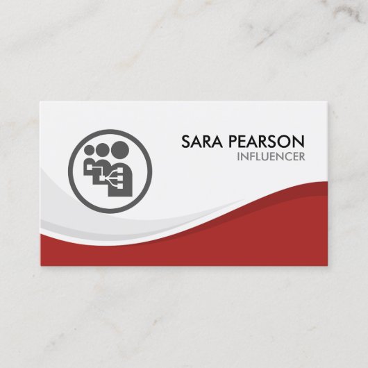 インフルエンサーインターネットマーケティングプロモーション 名刺 (正面)