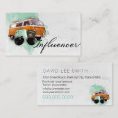 インフルエンサー名刺 名刺 (正面/裏面)