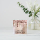 インフルエンサーBloggerMaupアーティストドリップスバラリップ スクエア名刺 (スタンド正面)