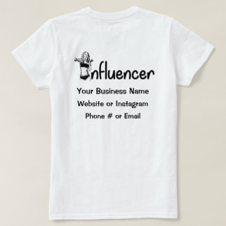 インフルエンサーTシャツ Tシャツ