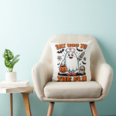 インフルエンザのおもしろいハロウィーンナース医にブーと言う クッション (椅子)