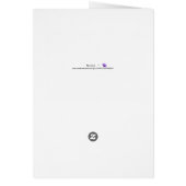 インフルエンザの人のカード (裏面)