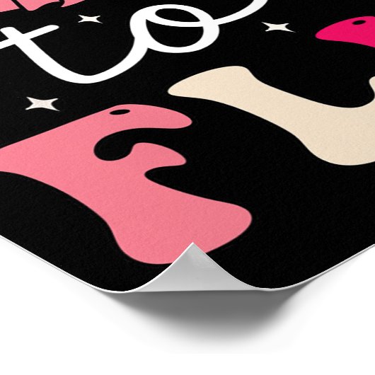 インフルエンザショットワクチンの面白いハロウィーンGhにブーと言う ポスター (角)