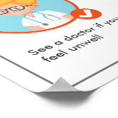 インフルエンザシーズコロナウイルスの流行予防 ポスター (角)