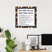 インフルエンザシーズンアドバイス ポスター (ホームオフィス)