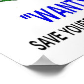 インフルエンザバ警告グ ポスター (角)