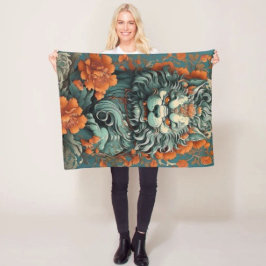 インフルエンザライオンオブウィズダムフリースブランケット フリースブランケット