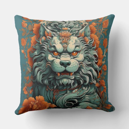 インフルエンザライオン・オブ・ウィズダム クッション (裏面)