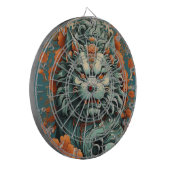 インフルエンザライオン・オブ・ウィズダム・ダートボード ダーツボード (正面左)