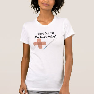 インフルエンザワクチンのワイシャツ Tシャツ