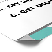 インフルエンザ予防 ポスター (角)