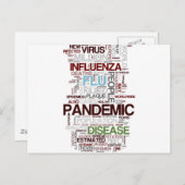 インフルエンザ ポストカード (正面/裏面)