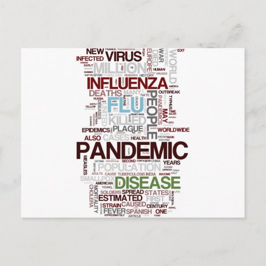 インフルエンザ ポストカード (正面)