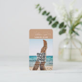 インフルエ食べ物を与えンサーグリッドQRコードビジネス 名刺 (スタンド正面)