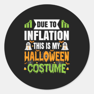 インフレおもしろいの影響で私のハロウィーンのコスムだ ラウンドシール