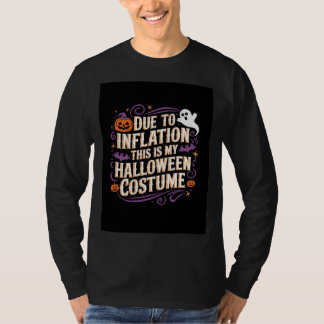 インフレによる予算制約ハロウィンコスチューム 楽しい Tシャツ